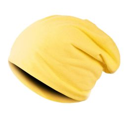 Unisex zimska kapa žuta boja