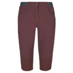 MEEDIN - W Damskie outdoorowe spodnie 3/4 czerwony, Kolor: Czerwony, Rozmiary Tekstylny KONFEKCJA: ZO_195599-36