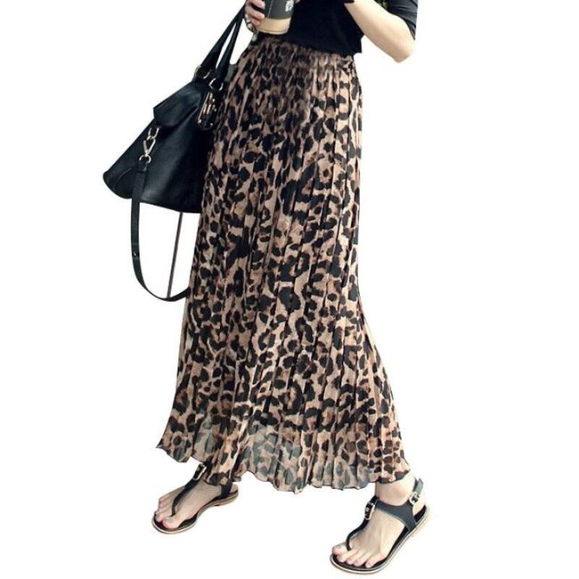 Dlouhá leopardí sukně 1