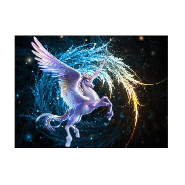 5D festmény 40 x 30 cm - Pegasus 1