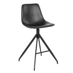 Černé barové židle v sadě 2 ks 84 cm Monaco – ZO_257917