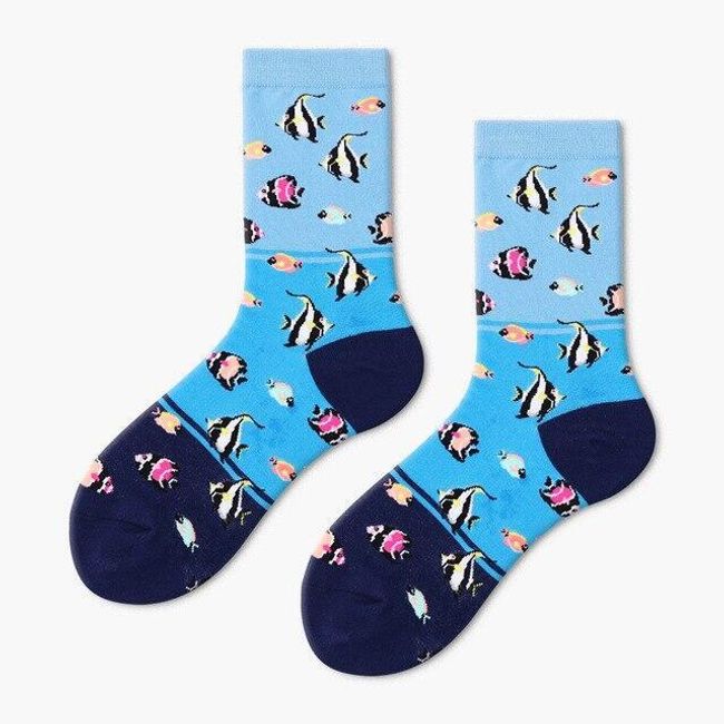 Чорапи със стилен печат 1