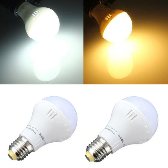 E27 7W LED žárovka - 2 barvy světla 1