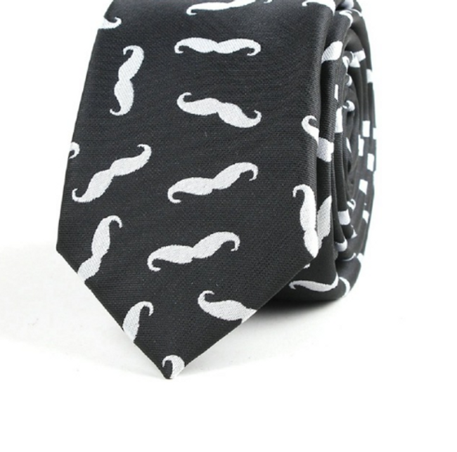 Krawat z wąsami 1