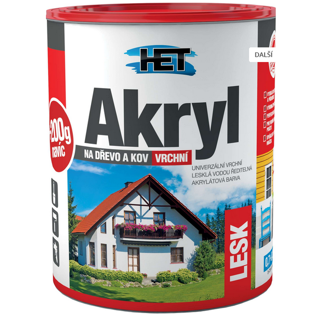 Akryl Lesk 0445 modrý 0,7 kg ZO_241870 1