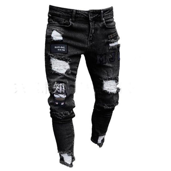Pánske džínsy Pierry Black - veľkosť S, veľkosti XS - XXL: ZO_225900-S 1