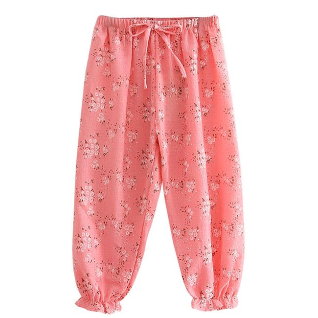 Pantaloni de fete cu flori - 4 culori 1