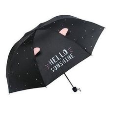 Skládací deštník s motivem kočky a oušky - 4 variaty