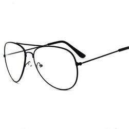 Klasične naočale sa providnim staklima