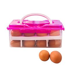 Škatla za shranjevanje jajc - 3 barve