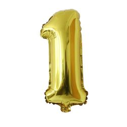 Baloane gonflabile în formă de numărul 1