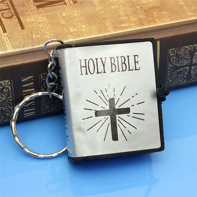 Obesek za ključe - mini Biblija 1