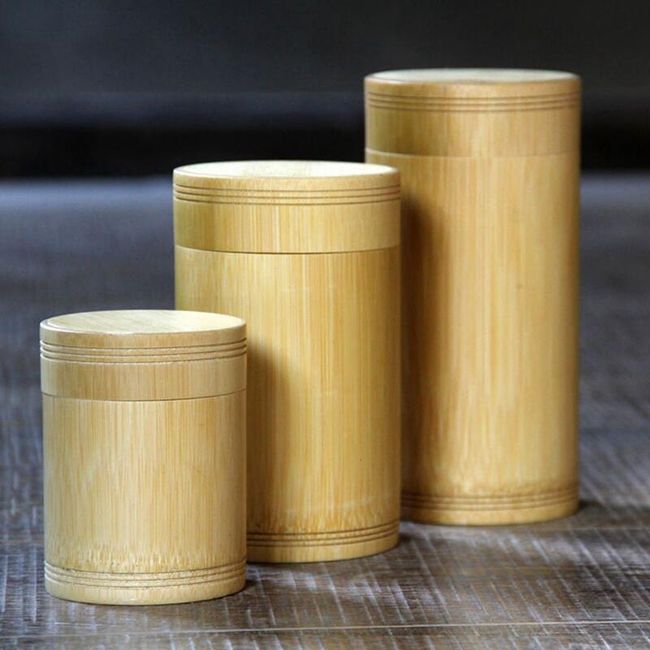 Praktické bambusové dózy - 3 velikosti 1