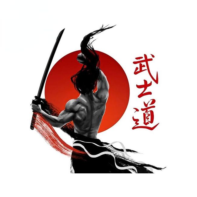 Car sticker Samurai 1