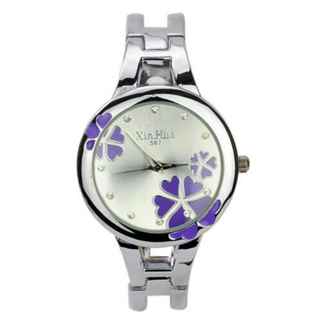 Damski zegarek ozdobiony kwiatkami - oferujemy trzy kolory 1