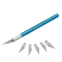 Metal scalpel with six blades M6