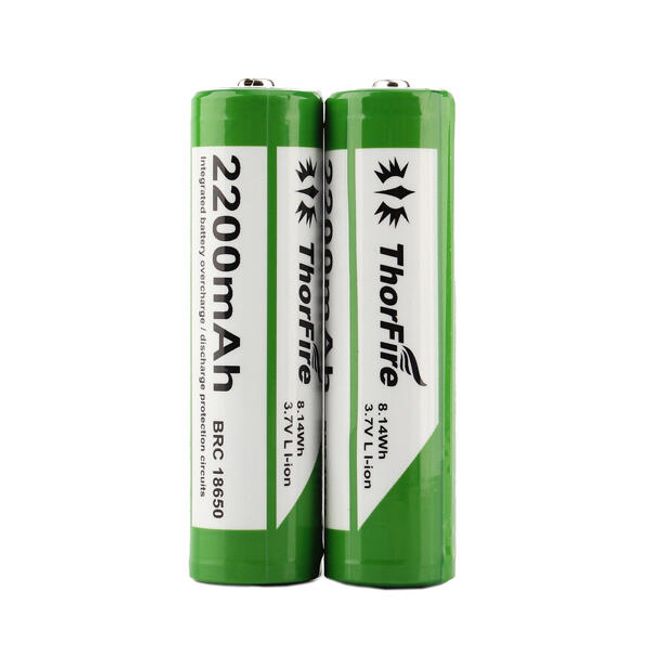 Újratölthető 18650 akkumulátor - 2200 mAh 1