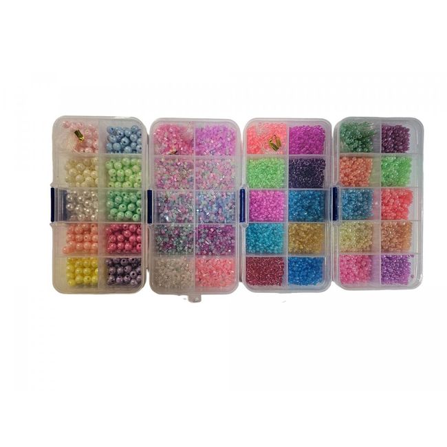 Többszínű gyöngyökből álló készlet dobozban ZO_254650 1