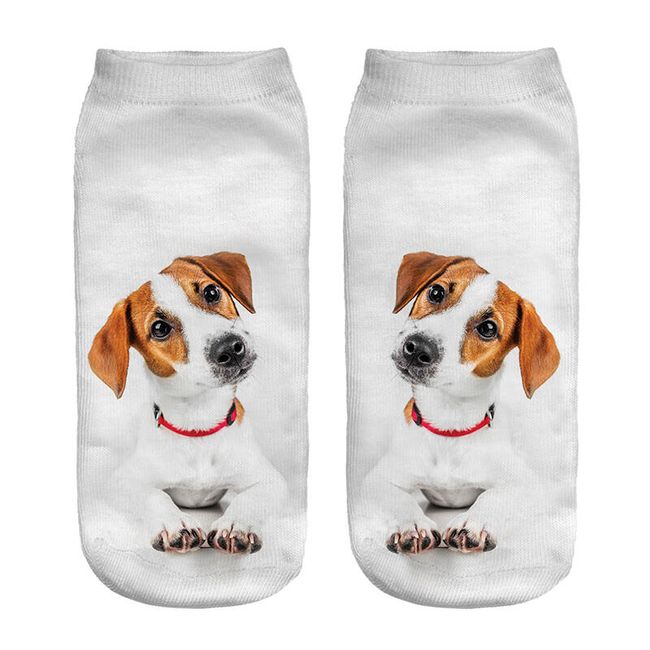 Členkové ponožky s psíkmi 1