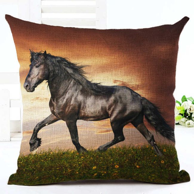 Navlaka za jastuk sa konjima 1
