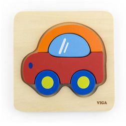 Dřevěné puzzle pro nejmenší Auto RW_40406