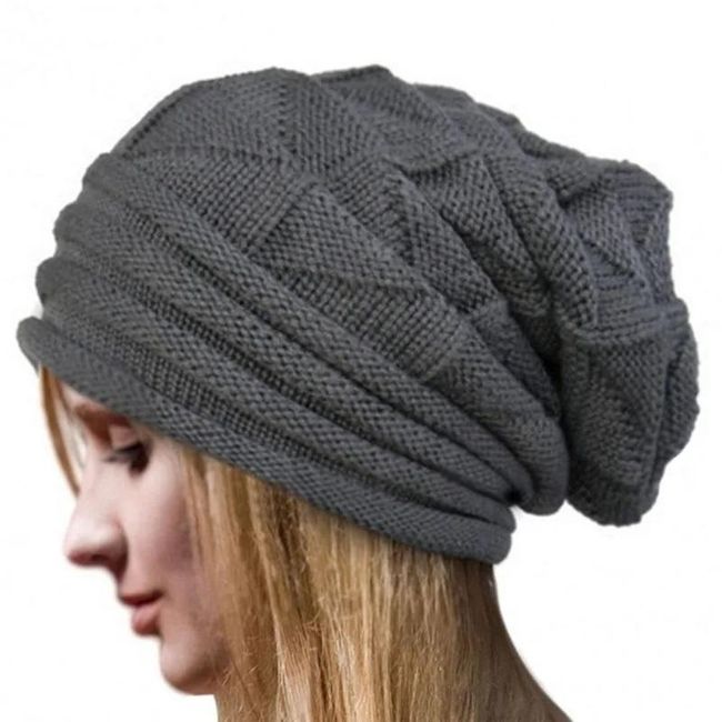Zimski ženski klobuk z vrhom Bean 1