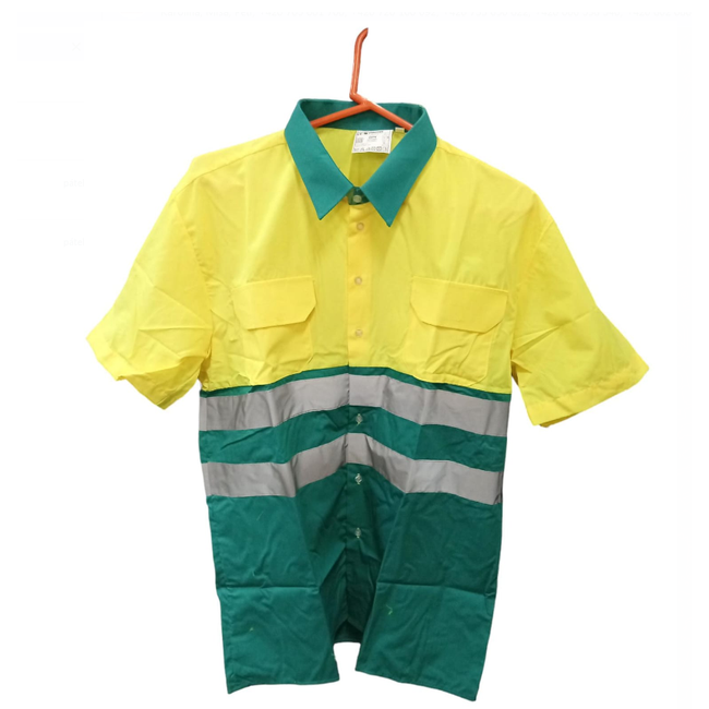 Fényvisszaverő póló, rövid ujjú - sárga/zöld, Textil méretek MEGFELELŐ: ZO_272045-42 1