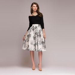 Rochie vintage cu talie înaltă