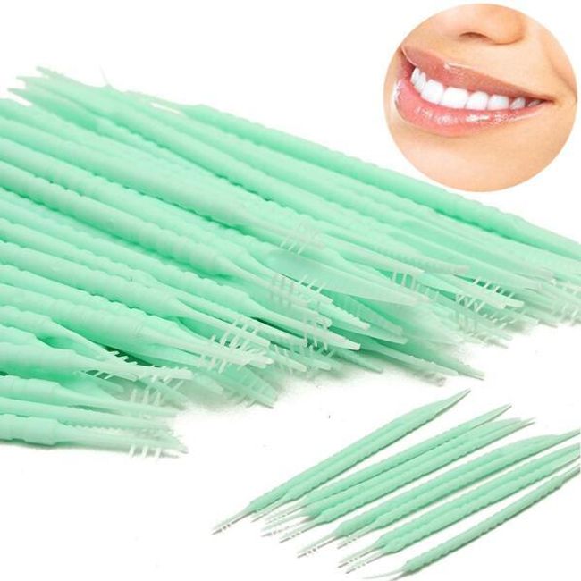 Plastová párátka na dentální hygienu - 150 kusů 1