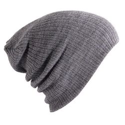 Плетена унисекс зимна шапка Grey ZO_ST00679