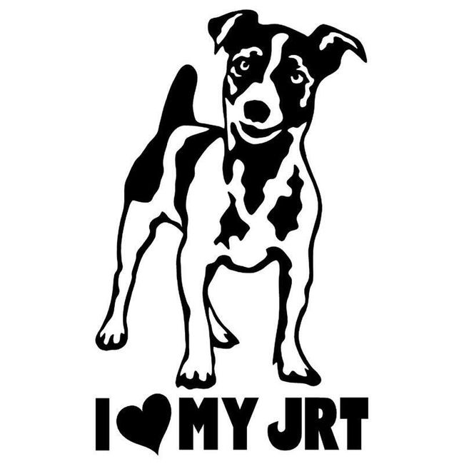 Samolepka na auto - I love myJRT 1