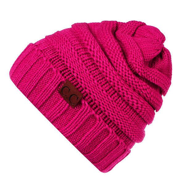 Ženska pletena zimska kapa - 11 boja