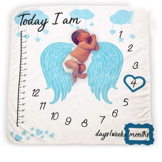Milestone blanket for babies B011647 1