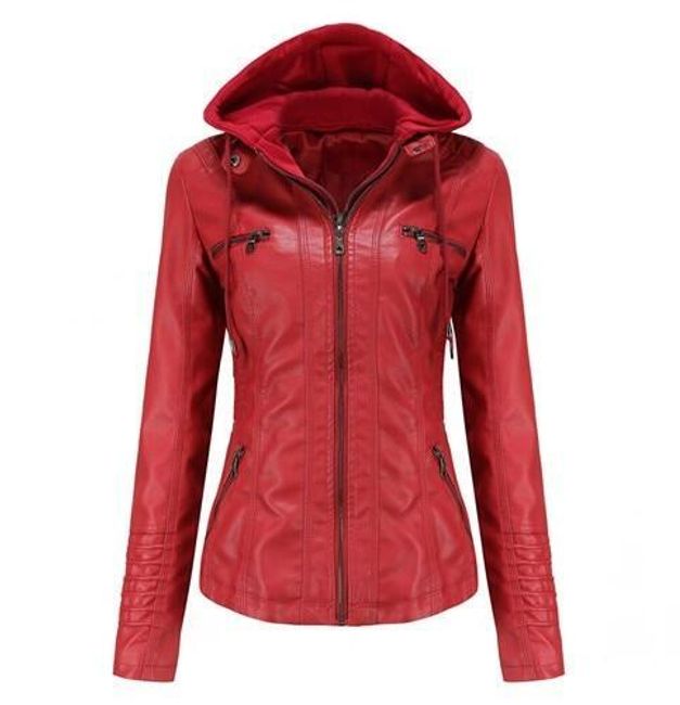 Women´s fake leather jacket KDB547 1