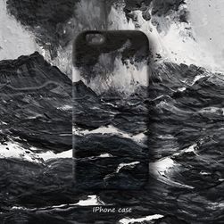 Pouzdro pro iPhone - design rozbouřeného moře