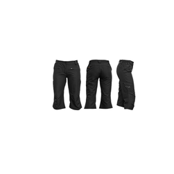 Spodnie 3/4 DYNAFLEX dla kobiet, czarne, rozmiary XS - XXL: ZO_55852-L