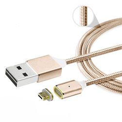 Micro USB kabel s magnetickým konektorem v různých barvách - 1 m