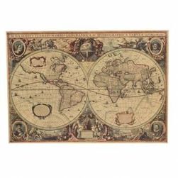 Starobylá navigační mapa - rok 1641