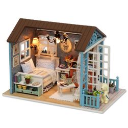 Hiška za lutke z opremo - 3 različice