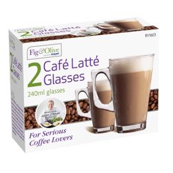 Set staklenih čaša za Café Latte 2x240ml ZO_252430