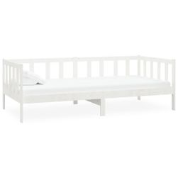 Fehér tömör fenyő ágy 90 x 200 cm ZO_824156-A