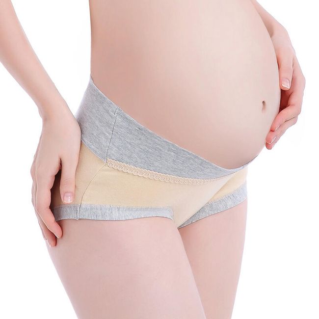 Gaće za trudnice sa niskim strukom - 3 komada 1