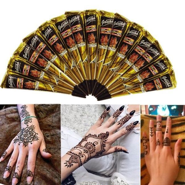 Henna Naturală Pentru Tatuaje Temporare Shipgratis Ro