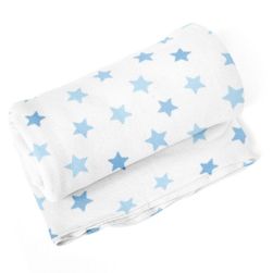 Одеяло SABLIO - Сини звезди върху бяло VY_33138