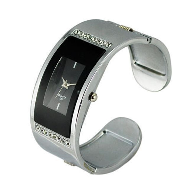 Elegantní dámské kovové náramkové hodinky  1