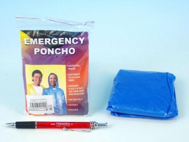 Pláštenka Poncho polyetylén univerzálna veľkosť v sáčku 10x12cm RM_38002108 1