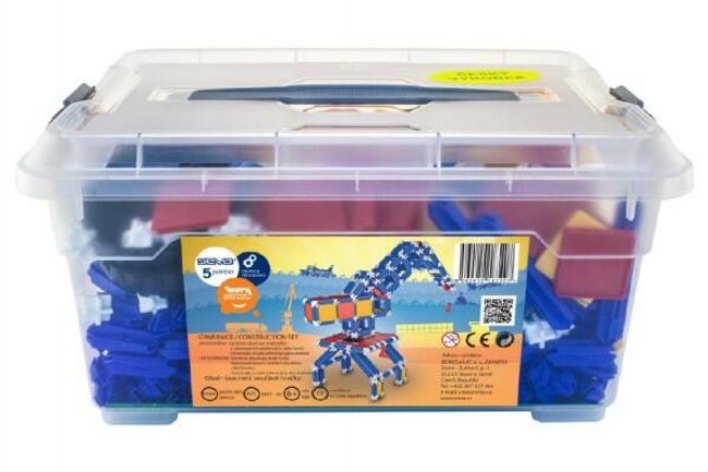 Stavebnice SEVA 5 Jumbo plast 1064 ks v plastovej krabici 40x19x27cm RM_40030135 1