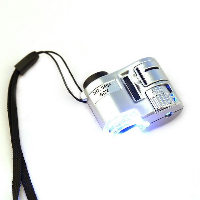 Kapesní mini LED lupa 1