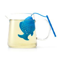 Sitko do herbaty w kształcie rybki - 6 kolorów