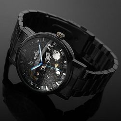 Мъжки механичен часовник в черно